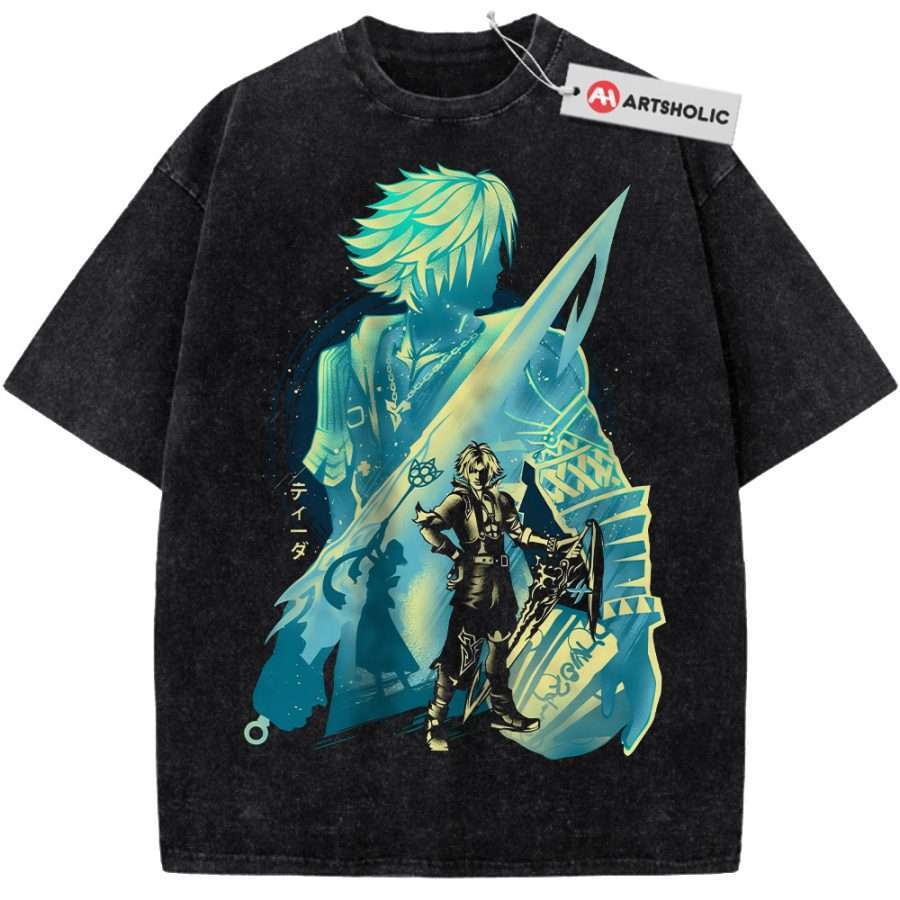 Alternative view of Tidus Shirt, Final Fantasy Shirt, Game Shirt, Vintage T-Shirt