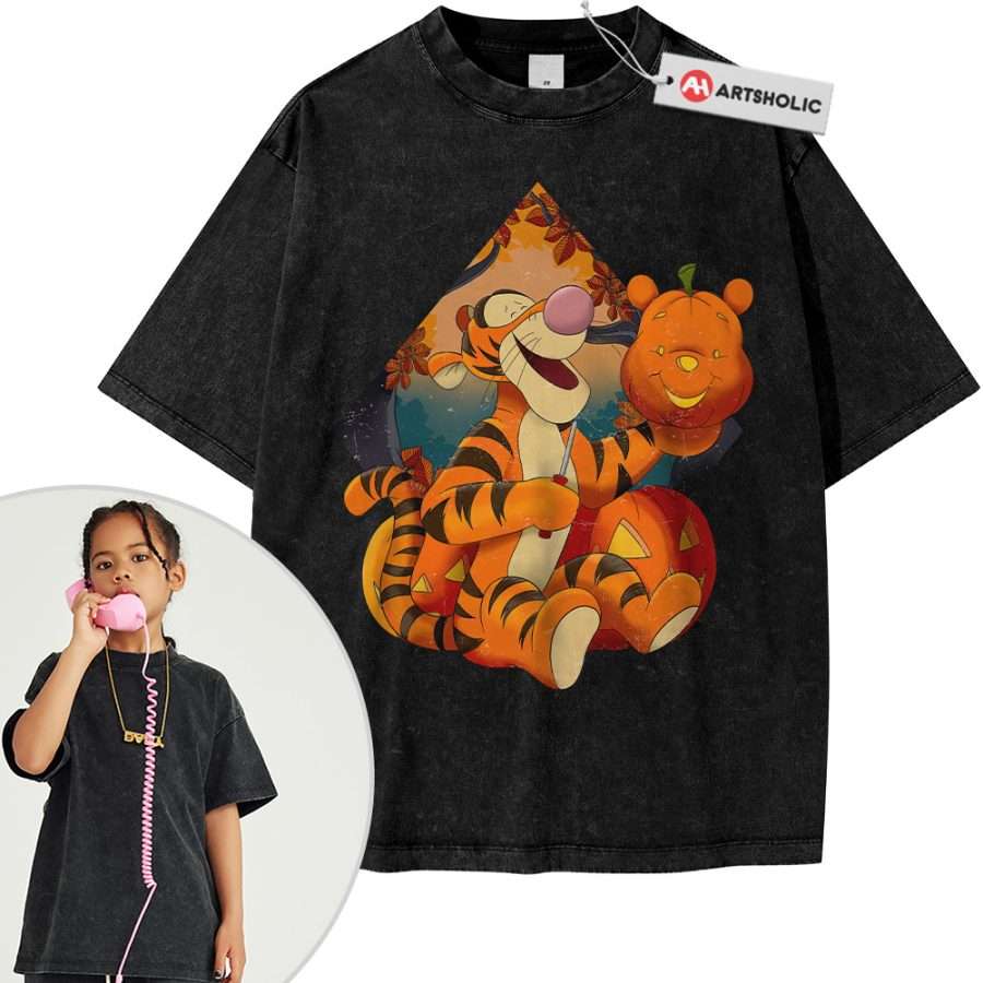 Tigger Shirt For Kids, Winnie the Pooh Shirt For Kids, Animated Shirt For Kids, Vintage Tee For Kids - Image 6