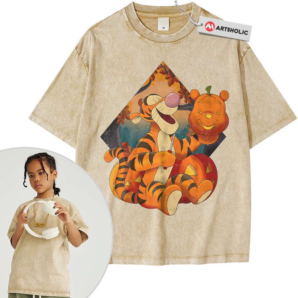 Alternative view of Tigger Shirt For Kids, Winnie the Pooh Shirt For Kids, Animated Shirt For Kids, Vintage Tee For Kids