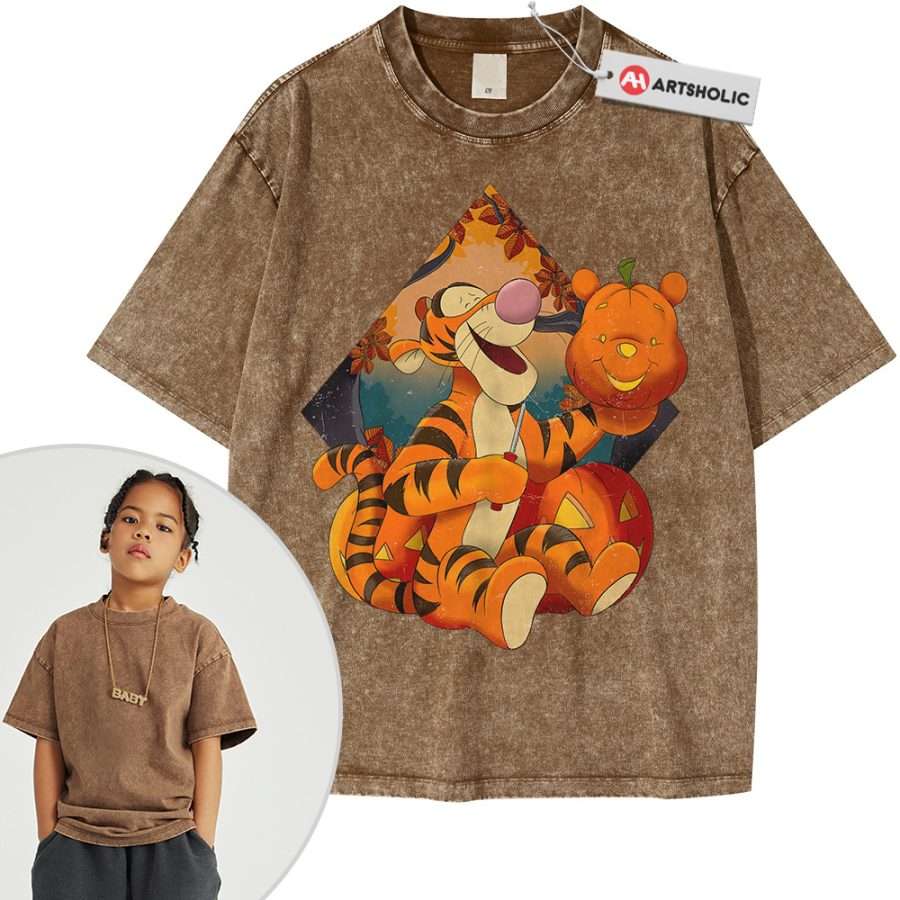 Tigger Shirt For Kids, Winnie the Pooh Shirt For Kids, Animated Shirt For Kids, Vintage Tee For Kids - Image 9