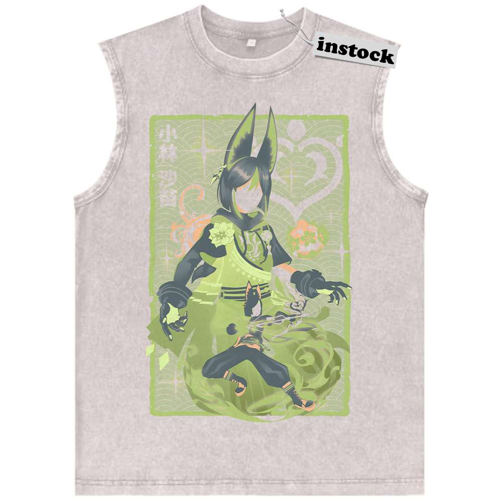 Tighnari Tank Top, Genshin Impact Tank Top, Game Tank Top, Vintage Tank Top