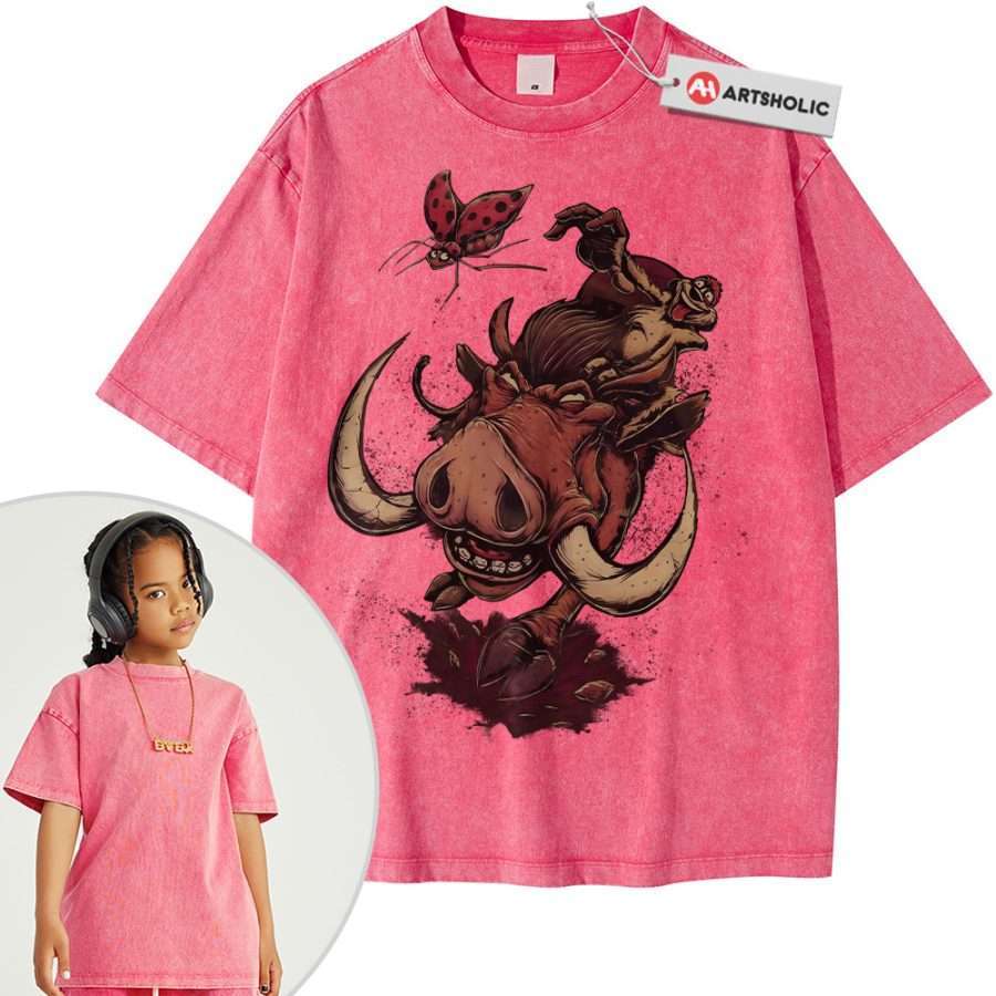 Timon and Pumbaa Shirt For Kids, The Lion King Shirt For Kids, Animated Shirt For Kids, Vintage Tee For Kids - Image 10