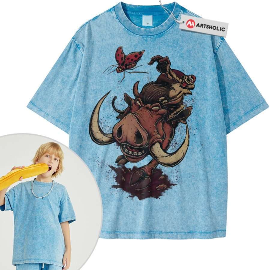 Timon and Pumbaa Shirt For Kids, The Lion King Shirt For Kids, Animated Shirt For Kids, Vintage Tee For Kids - Image 8