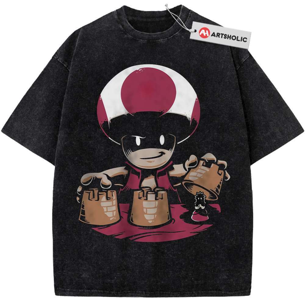 Toad Shirt, Super Mario Shirt, Game Shirt, Vintage Tee