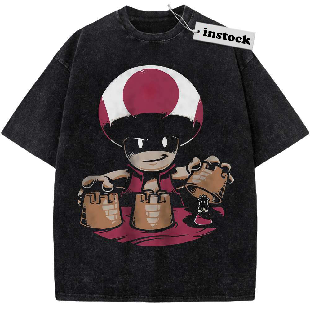 Toad Shirt, Super Mario Shirt, Game Shirt, Vintage Tee