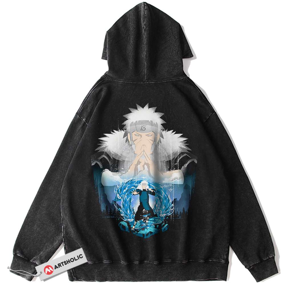 Tobirama Senju Hoodie, Naruto Hoodie, Anime Hoodie, Vintage Hoodie