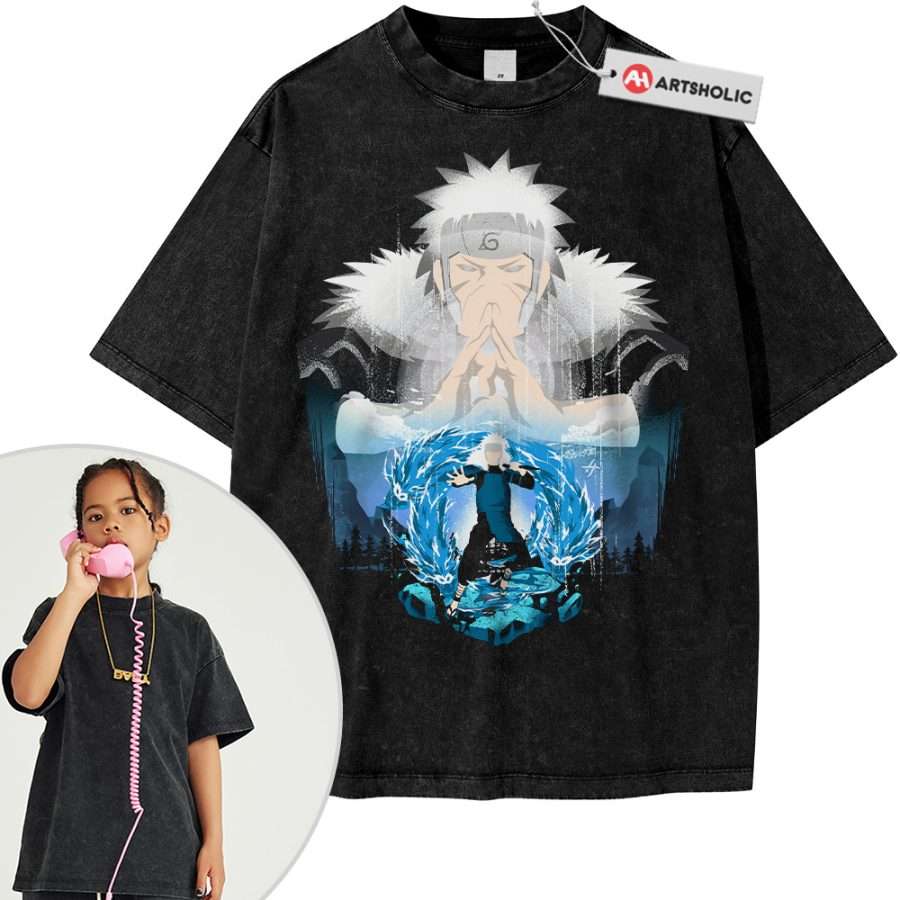 Alternative view of Tobirama Senju Shirt For Kids, Naruto Shirt For Kids, Anime Shirt For Kids, Vintage Tee For Kids
