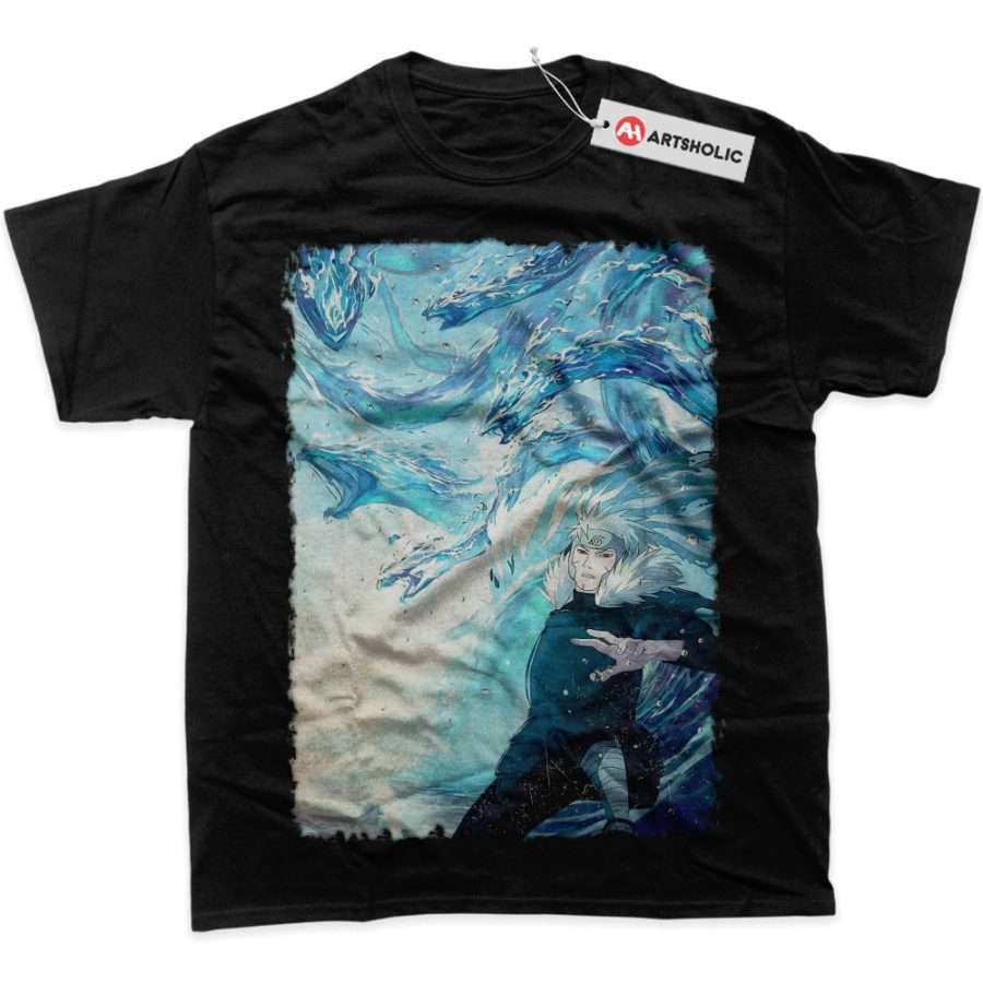 Alternative view of Tobirama Senju Shirt, Naruto Shirt, Anime Shirt, graphic T-Shirt