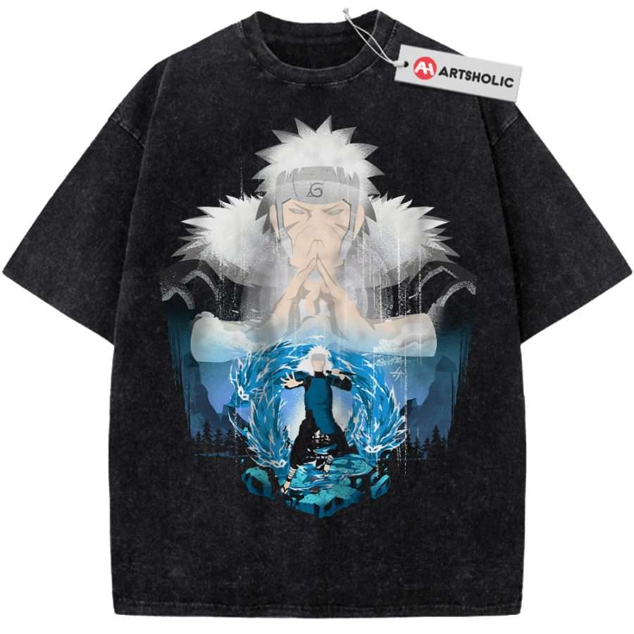 Alternative view of Tobirama Senju Shirt, Naruto Shirt, Anime Shirt, Vintage Tee