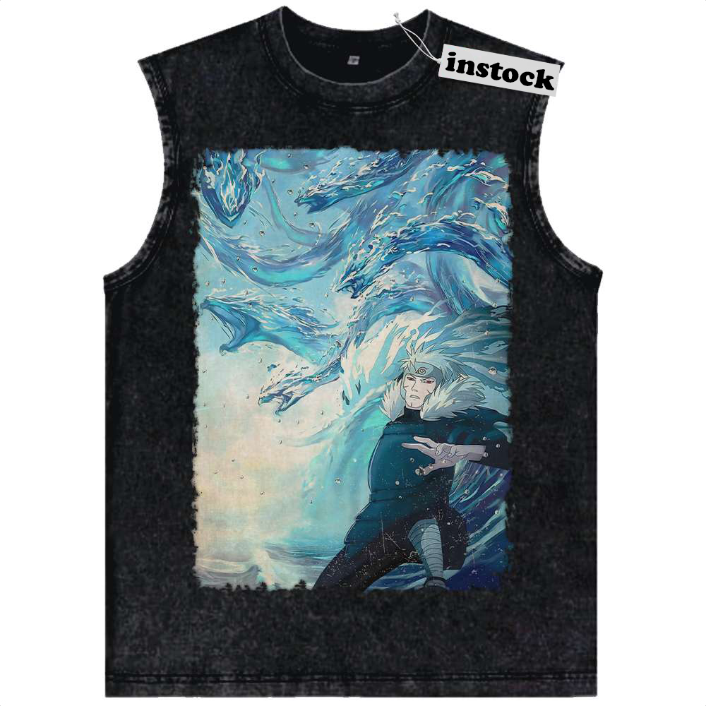 Tobirama Senju Tank Top, Naruto Tank Top, Anime Tank Top, Vintage Tank Top