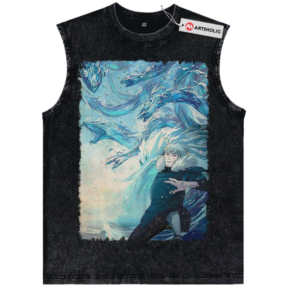 Tobirama Senju Tank Top, Naruto Tank Top, Anime Tank Top, Vintage Tank Top