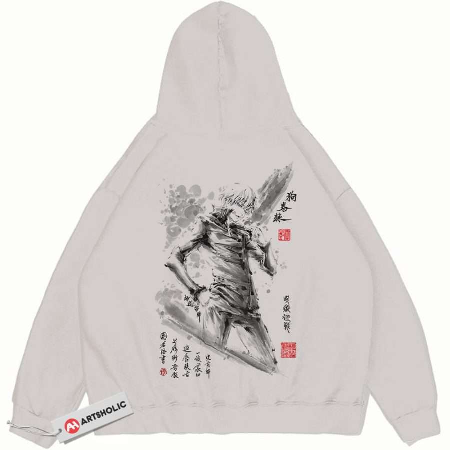 Alternative view of Toge Inumaki Hoodie, Jujutsu Kaisen Hoodie, Anime Hoodie, Vintage Hoodie