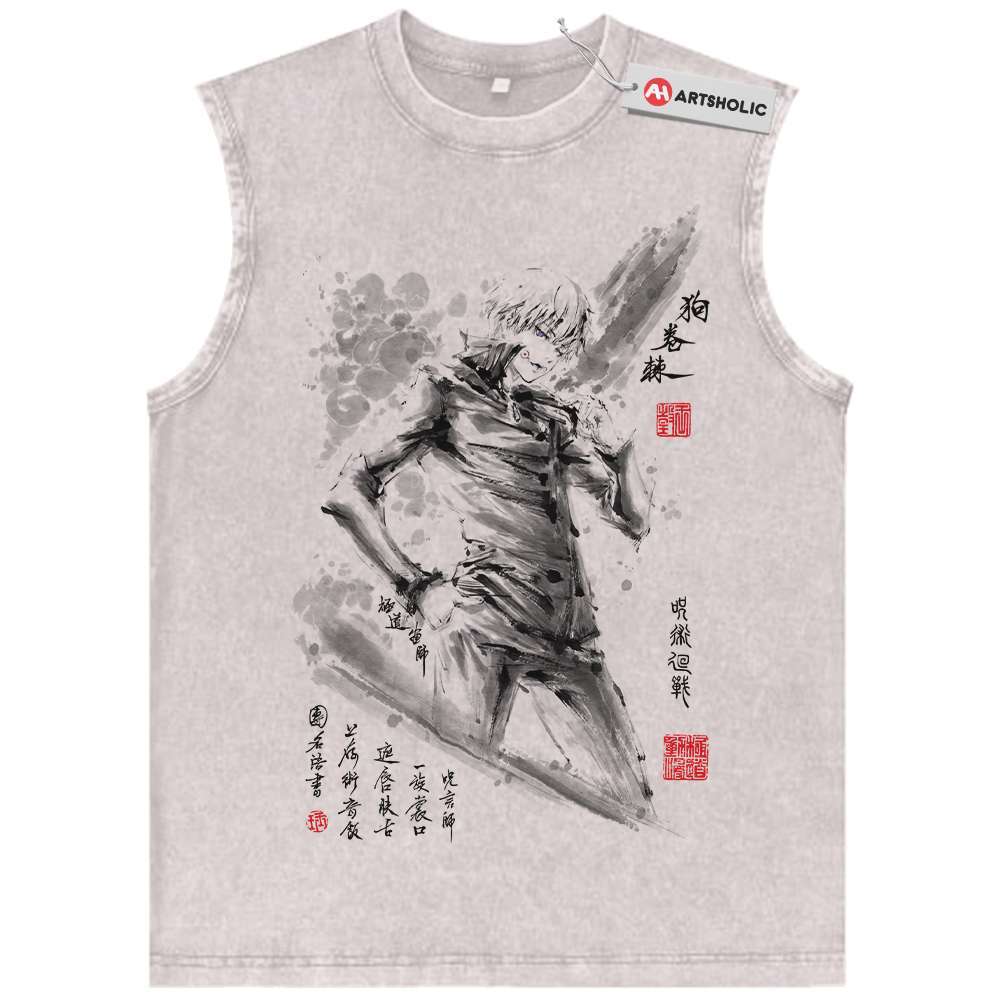 Toge Inumaki Tank Top, Jujutsu Kaisen Tank Top, Anime Tank Top, Vintage Tank Top