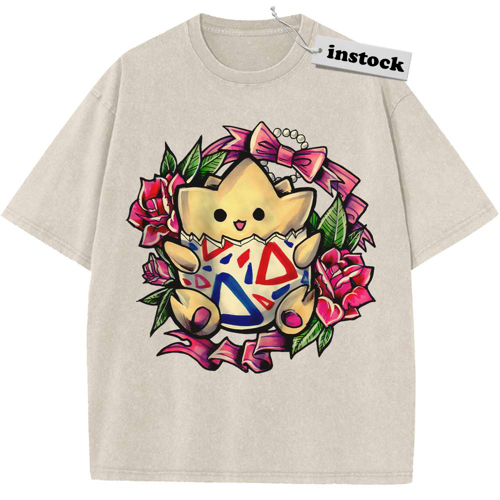 Togepi Shirt, Pokemon shirt, Anime Shirt, Vintage T-Shirt