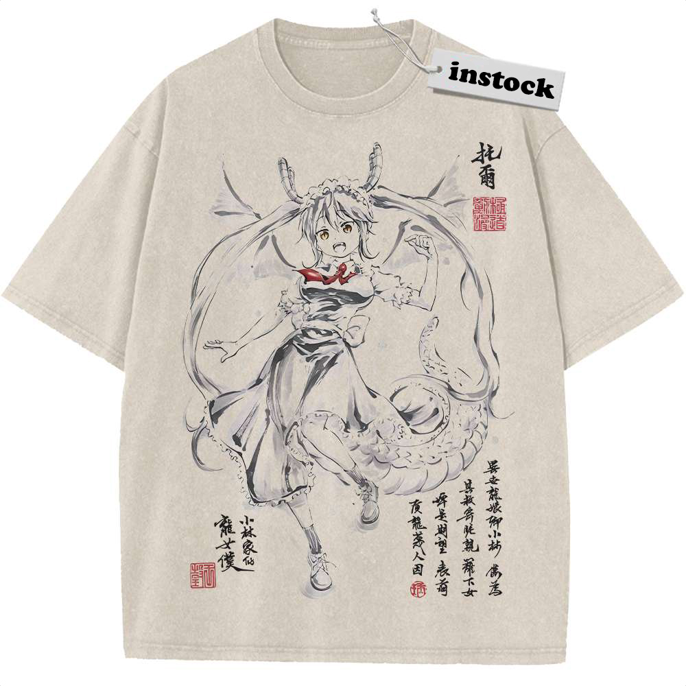 Tohru Shirt, Miss Kobayashi's Dragon Maid Shirt, Anime Shirt, Vintage Tee