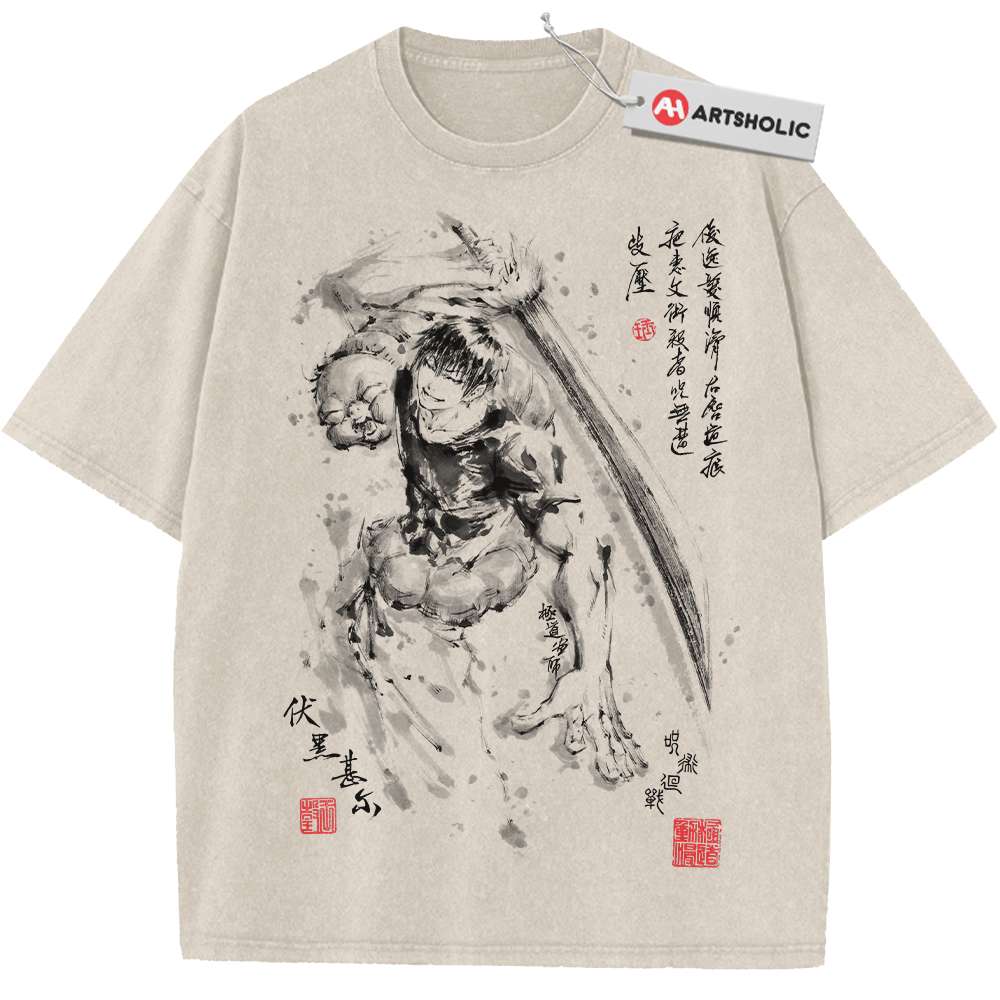 Toji Fushiguro Shirt, Jujutsu Kaisen Shirt, Anime Shirt, Vintage T-Shirt