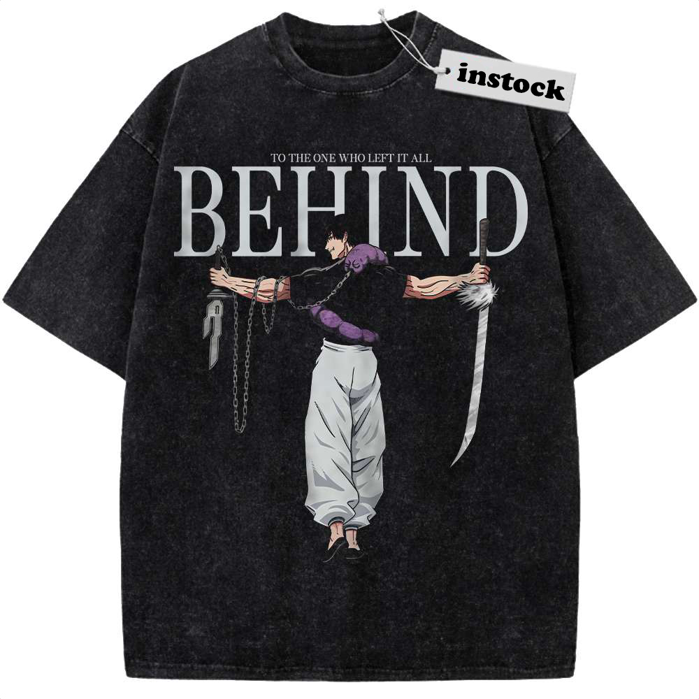 Toji Fushiguro Shirt, Jujutsu Kaisen Shirt, Anime Shirt, Vintage T-Shirt