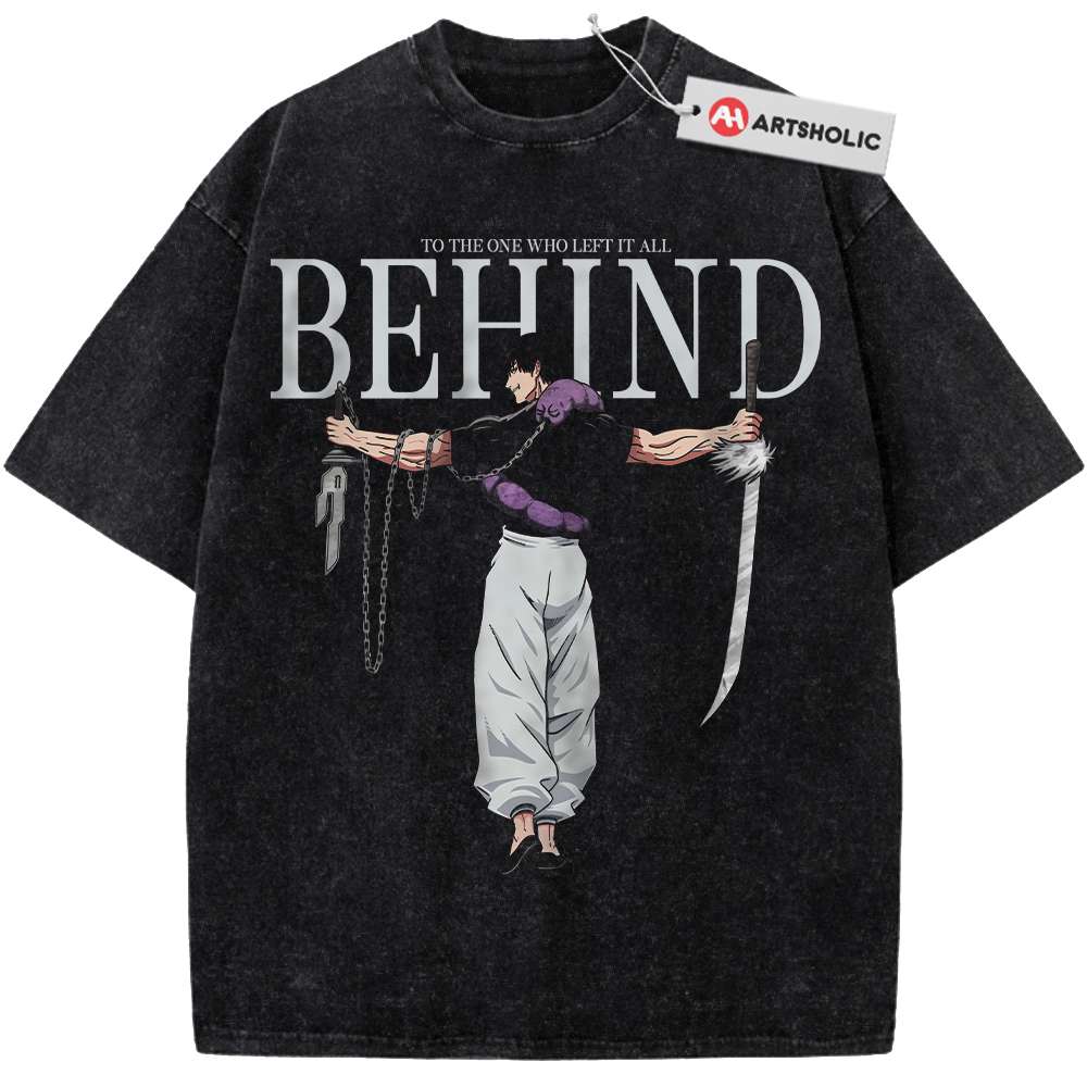 Toji Fushiguro Shirt, Jujutsu Kaisen Shirt, Anime Shirt, Vintage T-Shirt