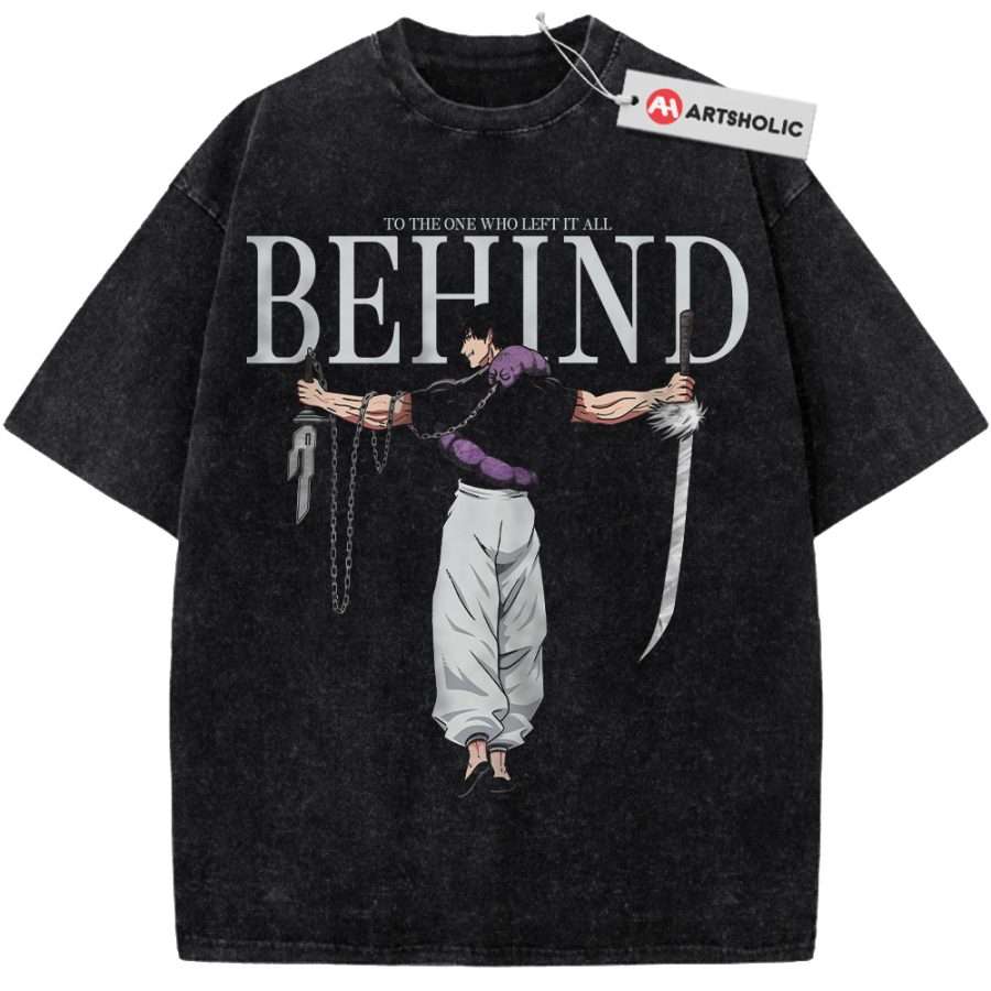 Alternative view of Toji Fushiguro Shirt, Jujutsu Kaisen Shirt, Anime Shirt, Vintage T-Shirt