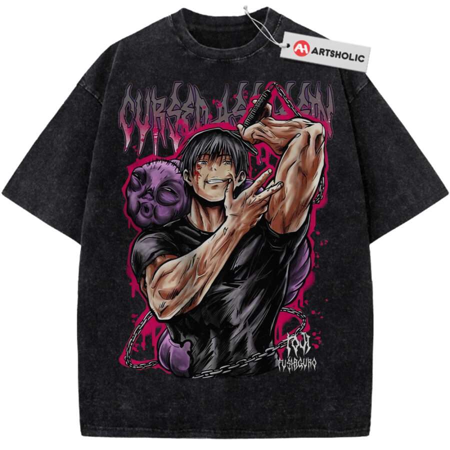 Alternative view of Toji Fushiguro Shirt, Jujutsu Kaisen Shirt, Anime Shirt, Vintage Tee