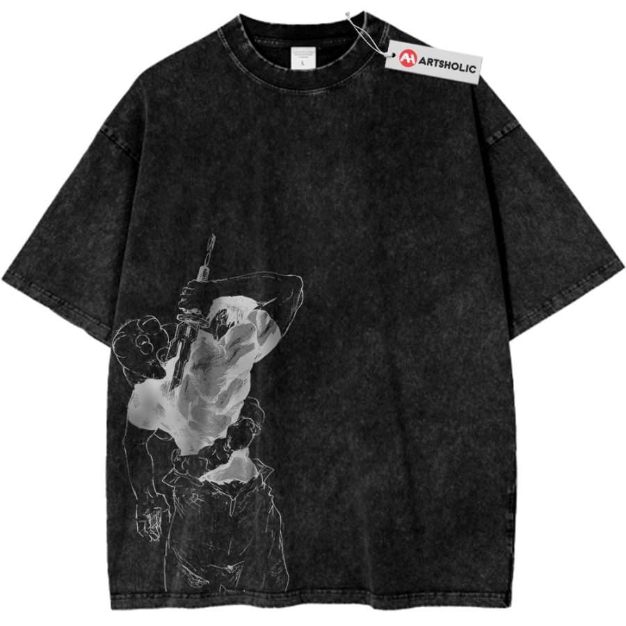 Alternative view of Toji Fushiguro Shirt, Jujutsu Kaisen Shirt, Anime Shirt, Vintage Tee
