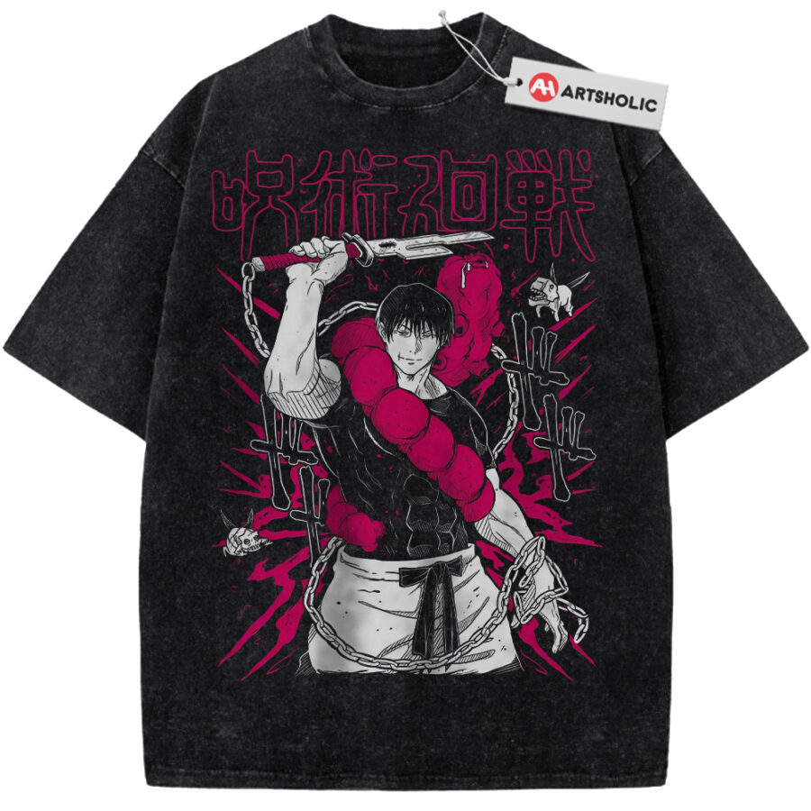 Alternative view of Toji Fushiguro Shirt, Jujutsu Kaisen Shirt, Anime Shirt, Vintage Tee