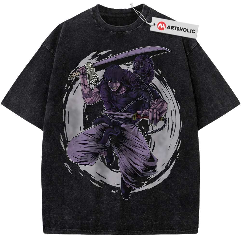Alternative view of Toji Fushiguro Shirt, Jujutsu Kaisen Shirt, Anime Shirt, Vintage Tee