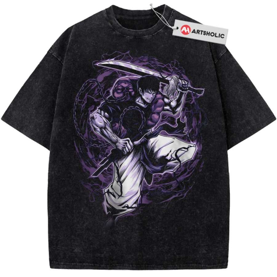 Alternative view of Toji Fushiguro Shirt, Jujutsu Kaisen Shirt, Anime Shirt, Vintage Tee