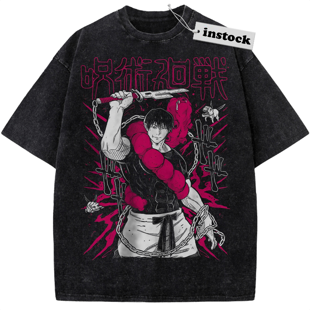 Toji Fushiguro Shirt, Jujutsu Kaisen Shirt, Anime Shirt, Vintage Tee