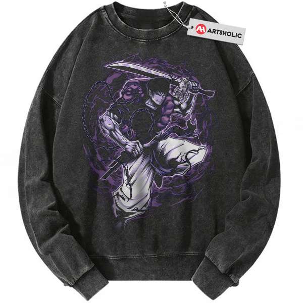 Toji Fushiguro Sweatshirt, Jujutsu Kaisen Sweatshirt, Anime Sweatshirt, Vintage Sweatshirt
