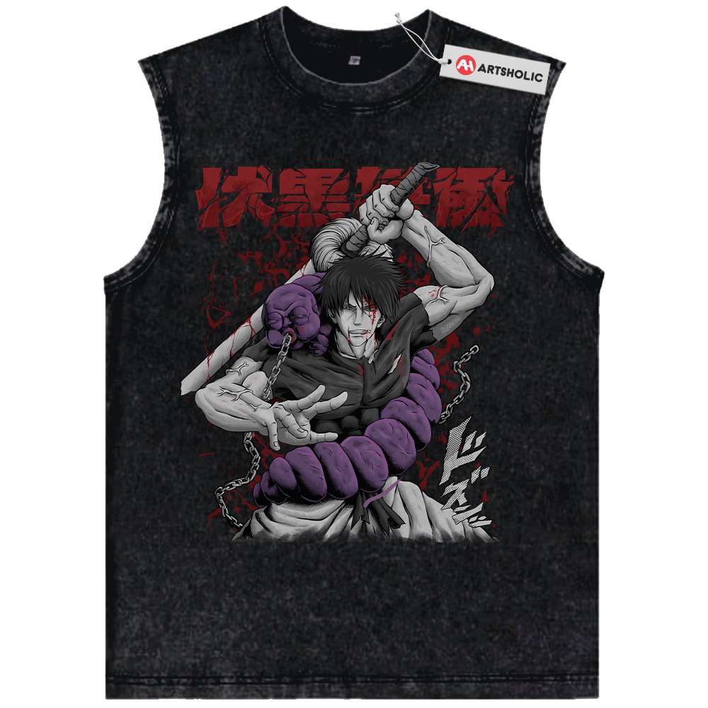Toji Fushiguro Tank Top, Jujutsu Kaisen Tank Top, Anime Tank Top, Vintage Tank Top
