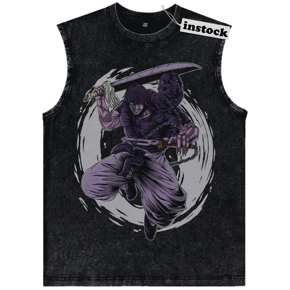 Toji Fushiguro Tank Top, Jujutsu Kaisen Tank Top, Anime Tank Top, Vintage Tank Top