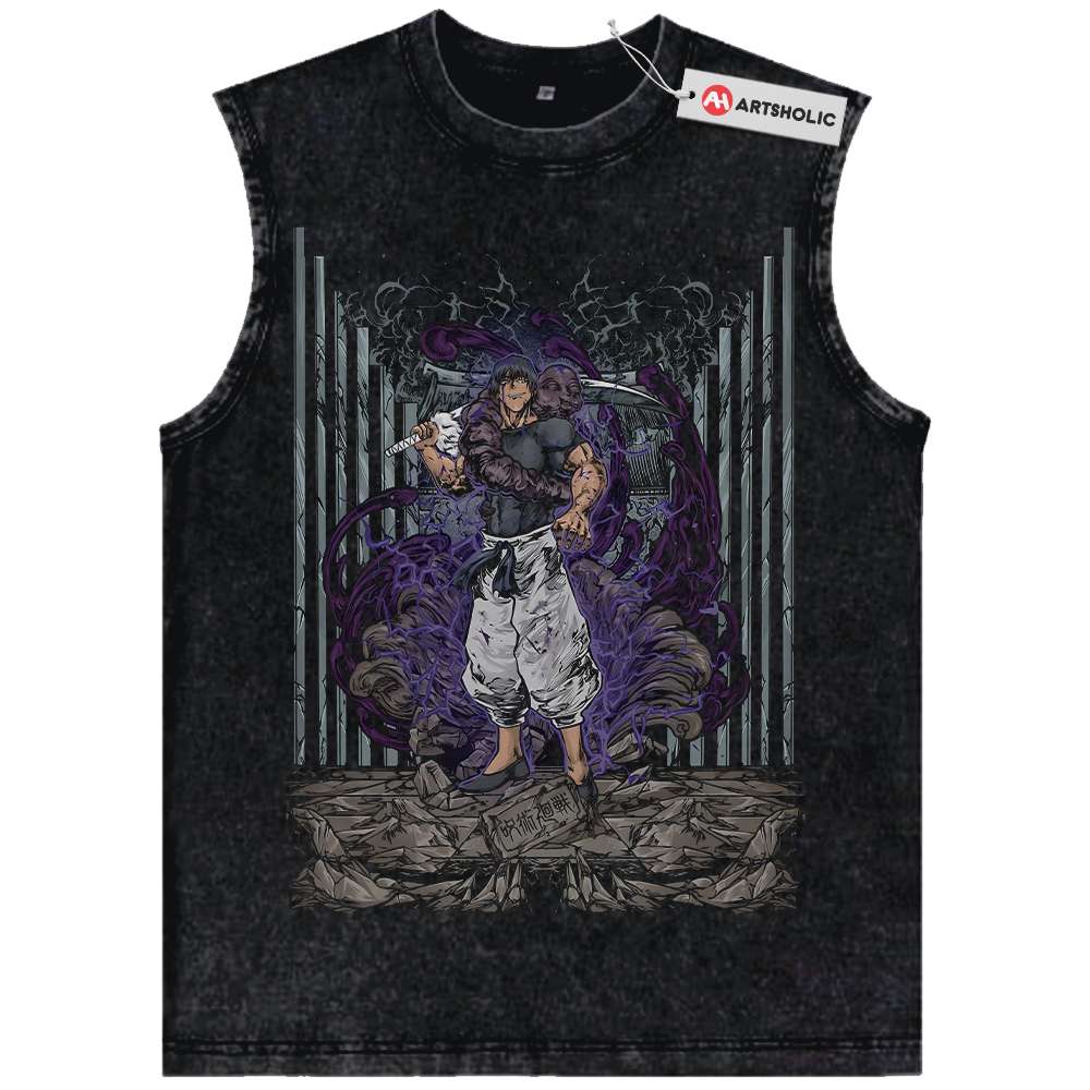 Toji Fushiguro Tank Top, Jujutsu Kaisen Tank Top, Anime Tank Top, Vintage Tank Top