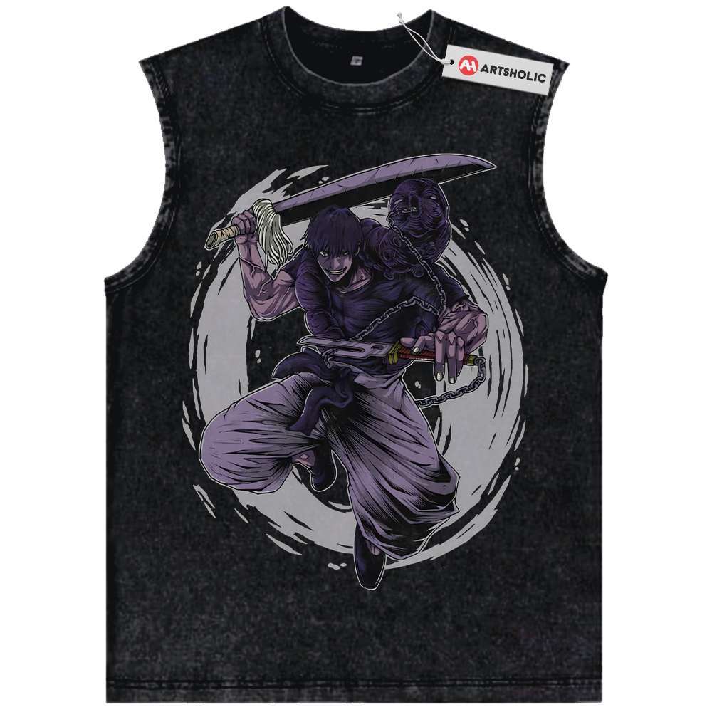 Toji Fushiguro Tank Top, Jujutsu Kaisen Tank Top, Anime Tank Top, Vintage Tank Top