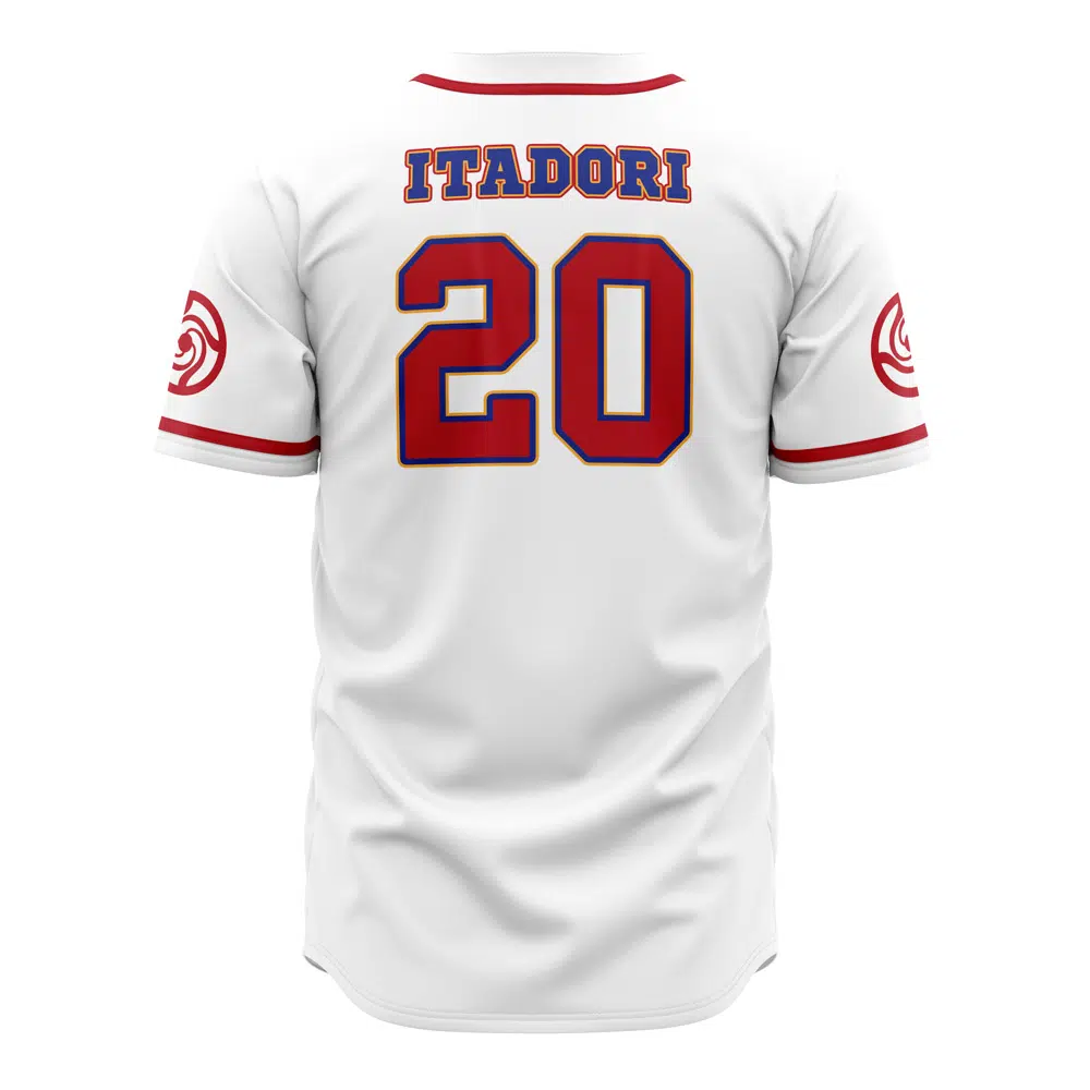 Alternative view of Tokyo Jujutsu High Itadori Jujutsu Kaisen Baseball Jersey