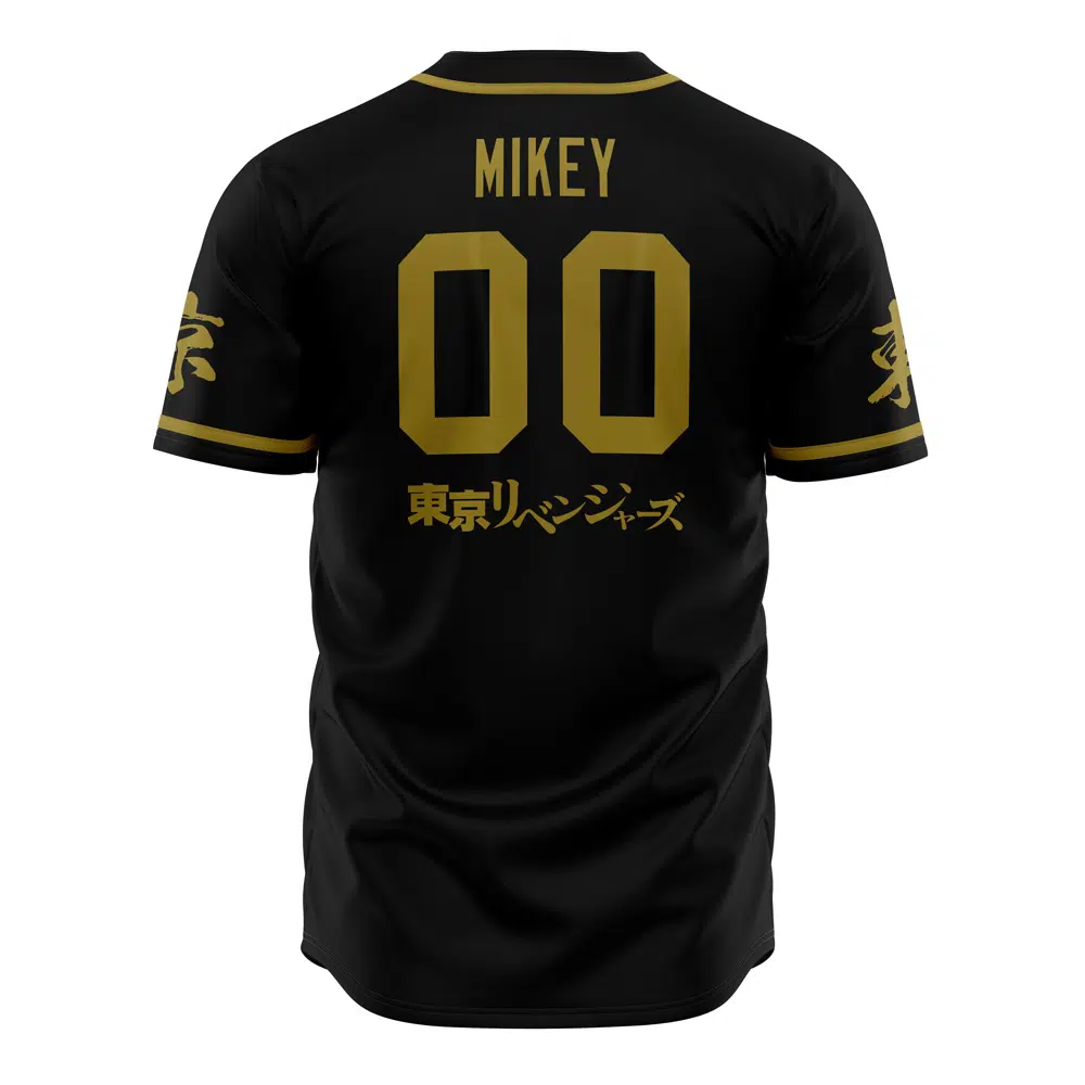 Alternative view of Tokyo Manji Gang Mikey Tokyo Revengers Baseball Jersey