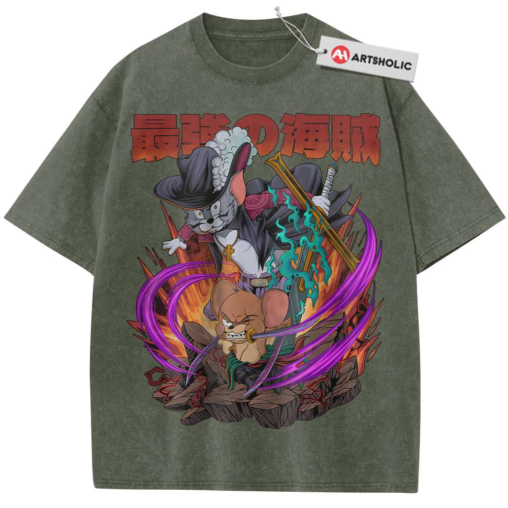 Alternative view of Tom and Jerry Shirt, Animated Shirt, Vintage T-Shirt