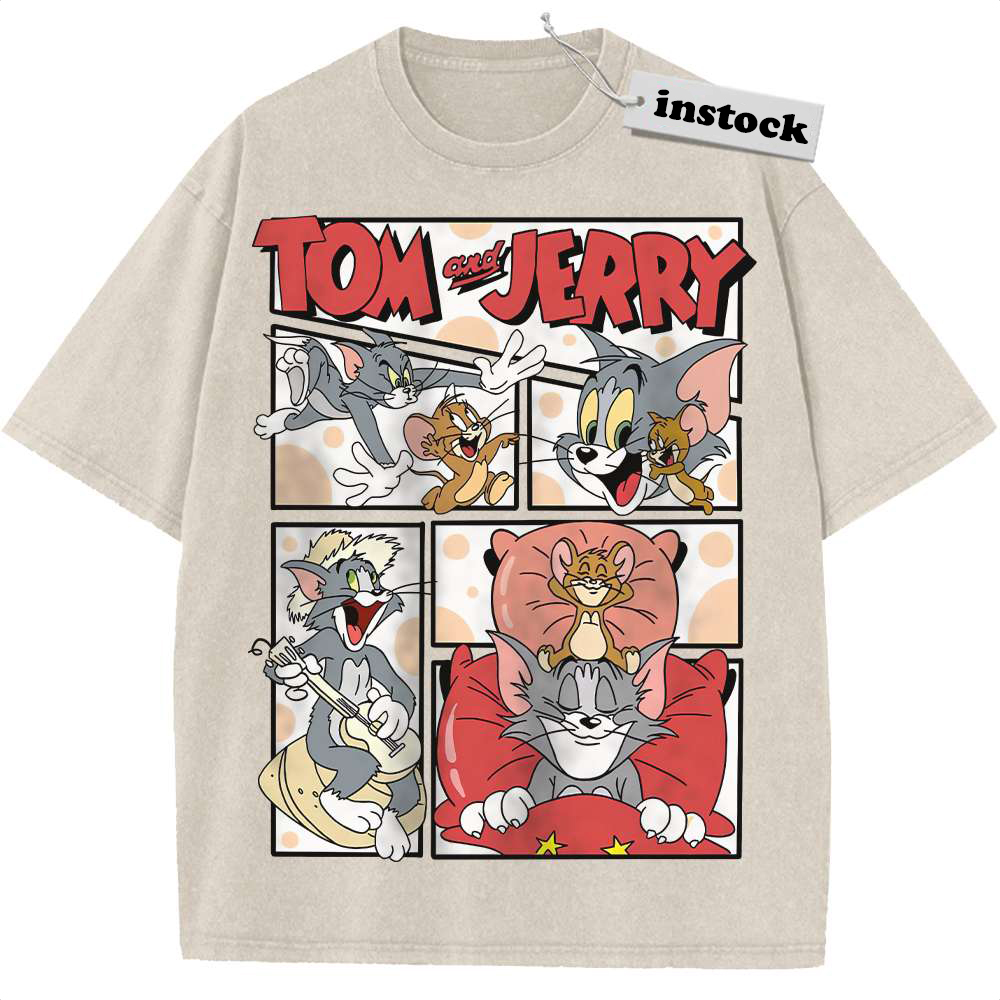 Tom and Jerry Shirt, Animated Shirt, Vintage Tee