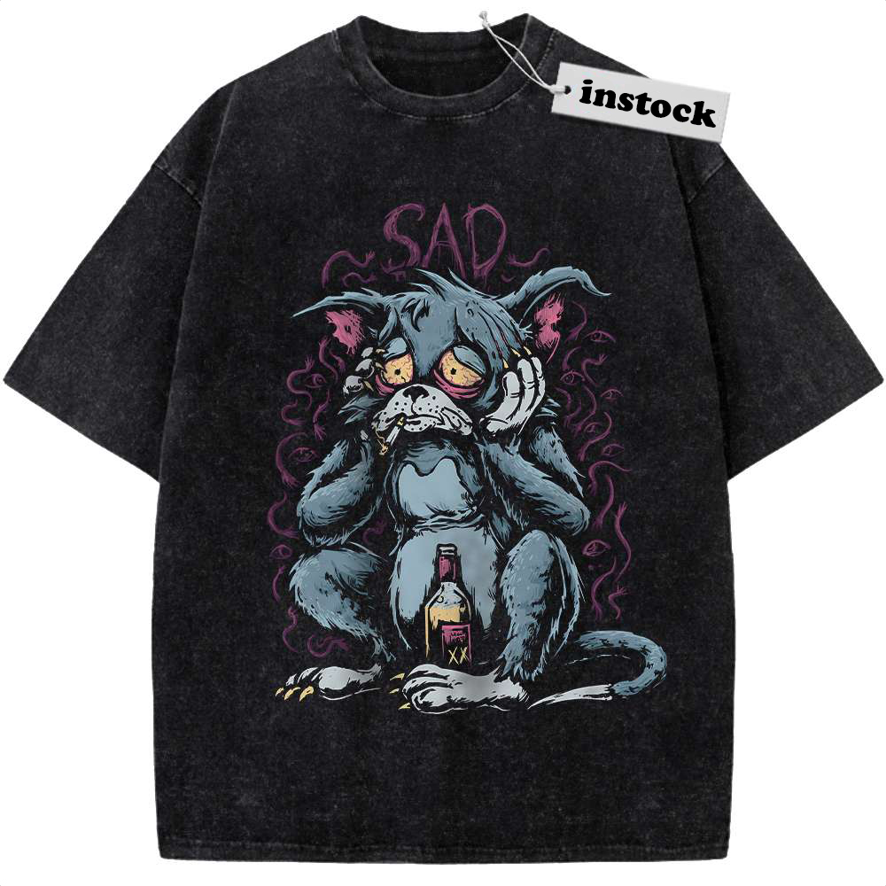 Tom and Jerry Shirt, Animated Shirt, Vintage Tee