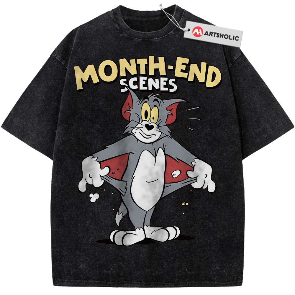 Alternative view of Tom and Jerry Shirt, Animated Shirt, Vintage Tee