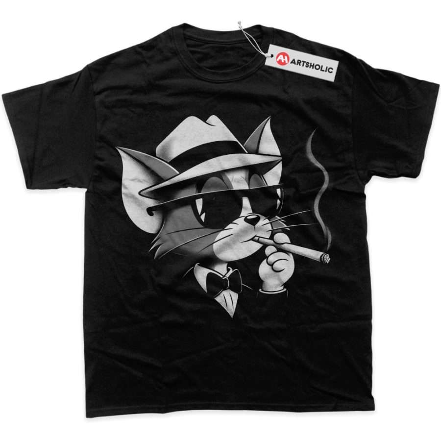 Alternative view of Tom and Jerry Shirt, Cartoon Shirt, Graphic T-Shirt