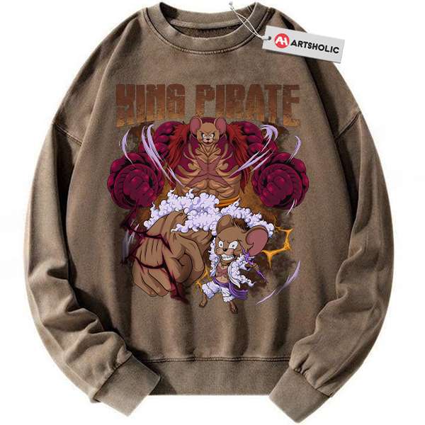 Alternative view of Tom and Jerry Sweatshirt, Animated Sweatshirt, Vintage Sweatshirt
