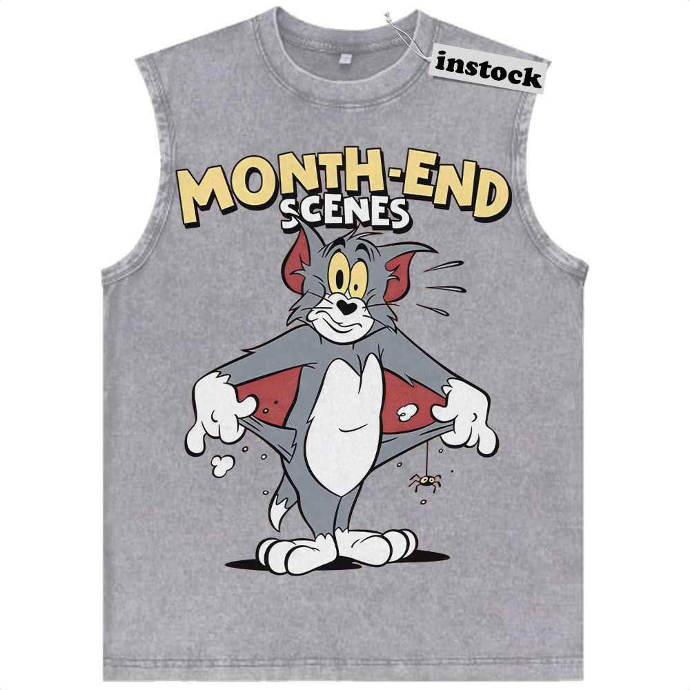 Tom and Jerry Tank Top, Animated Tank Top, Vintage Tank Top