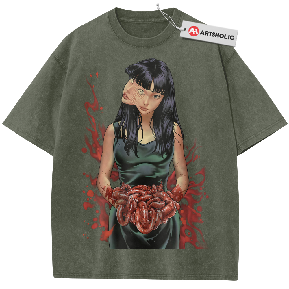 Alternative view of Tomie Kawakami Shirt, Junji Ito Shirt, Anime Shirt, Vintage Tee
