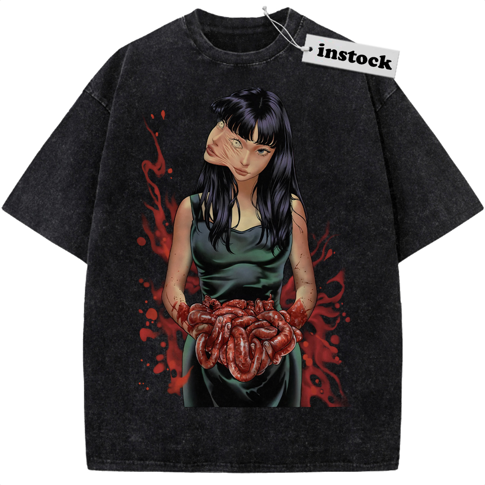 Tomie Kawakami Shirt, Junji Ito Shirt, Anime Shirt, Vintage Tee