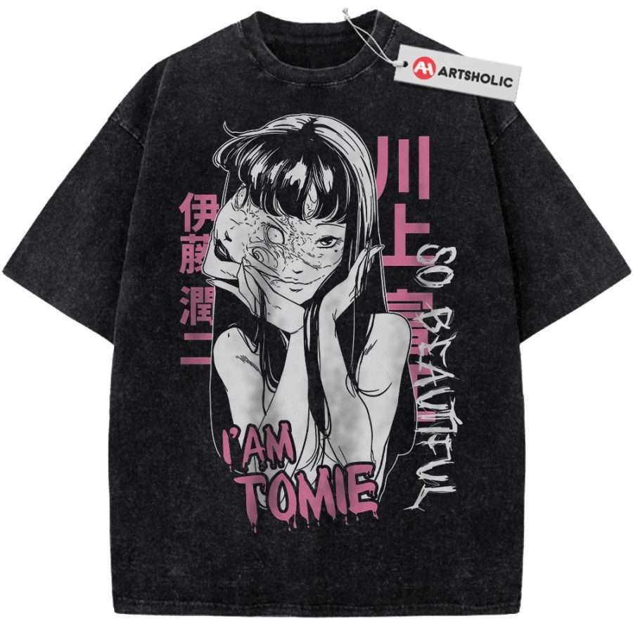 Alternative view of Tomie Kawakami Shirt, Junji Ito Shirt, Halloween Shirt, Anime Shirt, Vintage Tee