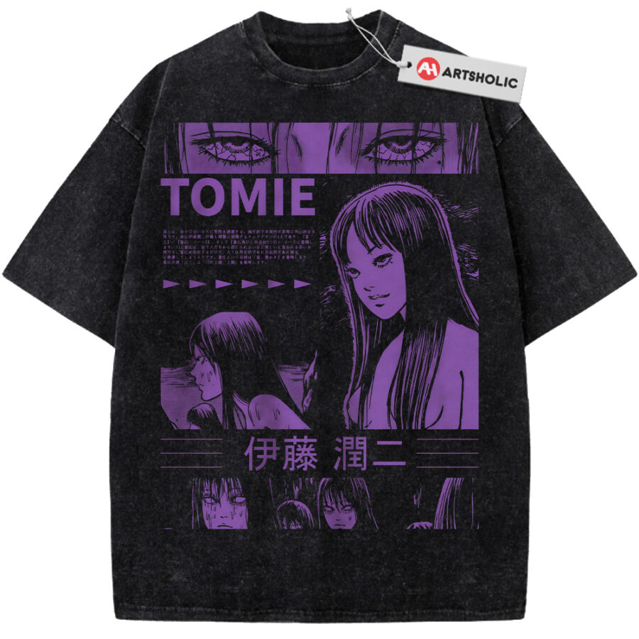 Alternative view of Tomie Kawakami Shirt, Junji Ito Shirt, Halloween Shirt, Horror Shirt, Anime Shirt, Vintage T-Shirt