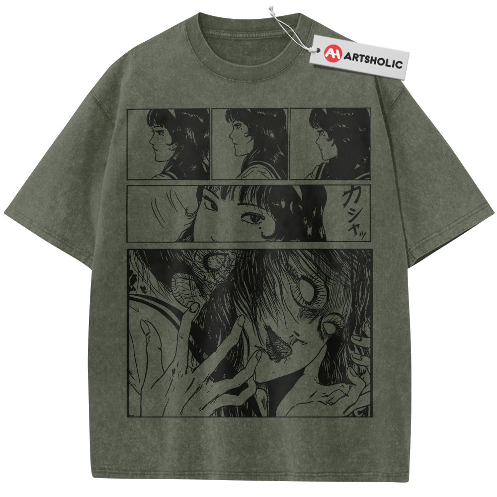 Alternative view of Tomie Kawakami Shirt, Junji Ito Shirt, Horror Anime Shirt, Vintage T-Shirt