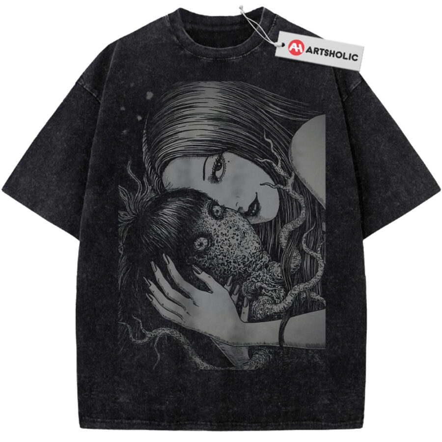 Alternative view of Tomie Kawakami Shirt, Junji Ito Shirt, Horror Anime Shirt, Vintage T-Shirt