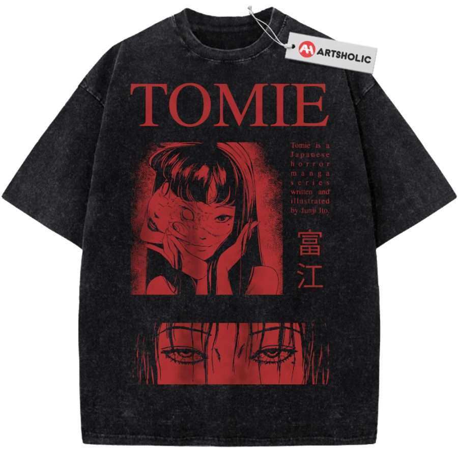 Alternative view of Tomie Shirt, Junji Ito Collection Shirt, Anime Shirt, Vintage T-Shirt